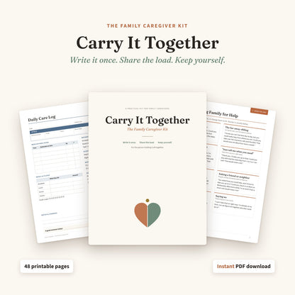 Carry It Together: The Family Caregiver Kit