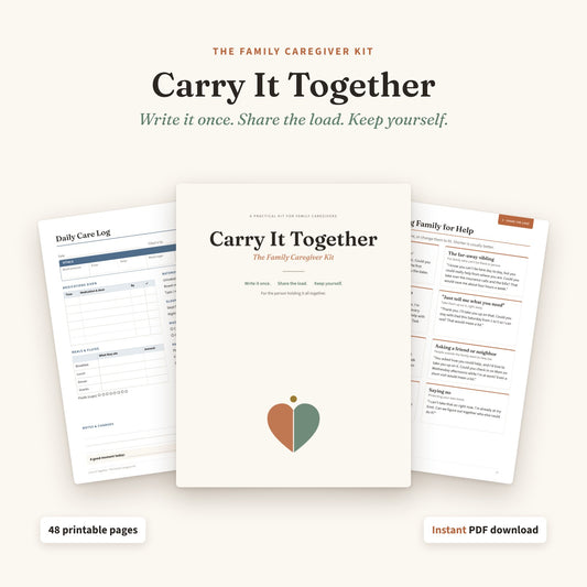 Carry It Together: The Family Caregiver Kit