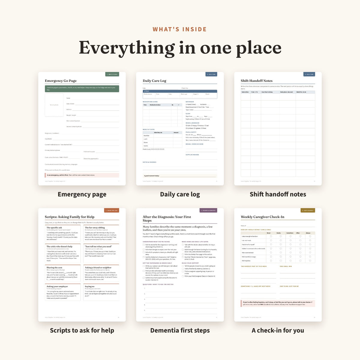 Carry It Together: The Family Caregiver Kit